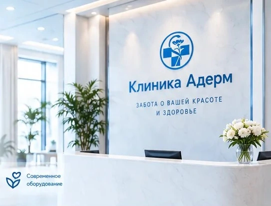 Ресепшн Клиники Адерм